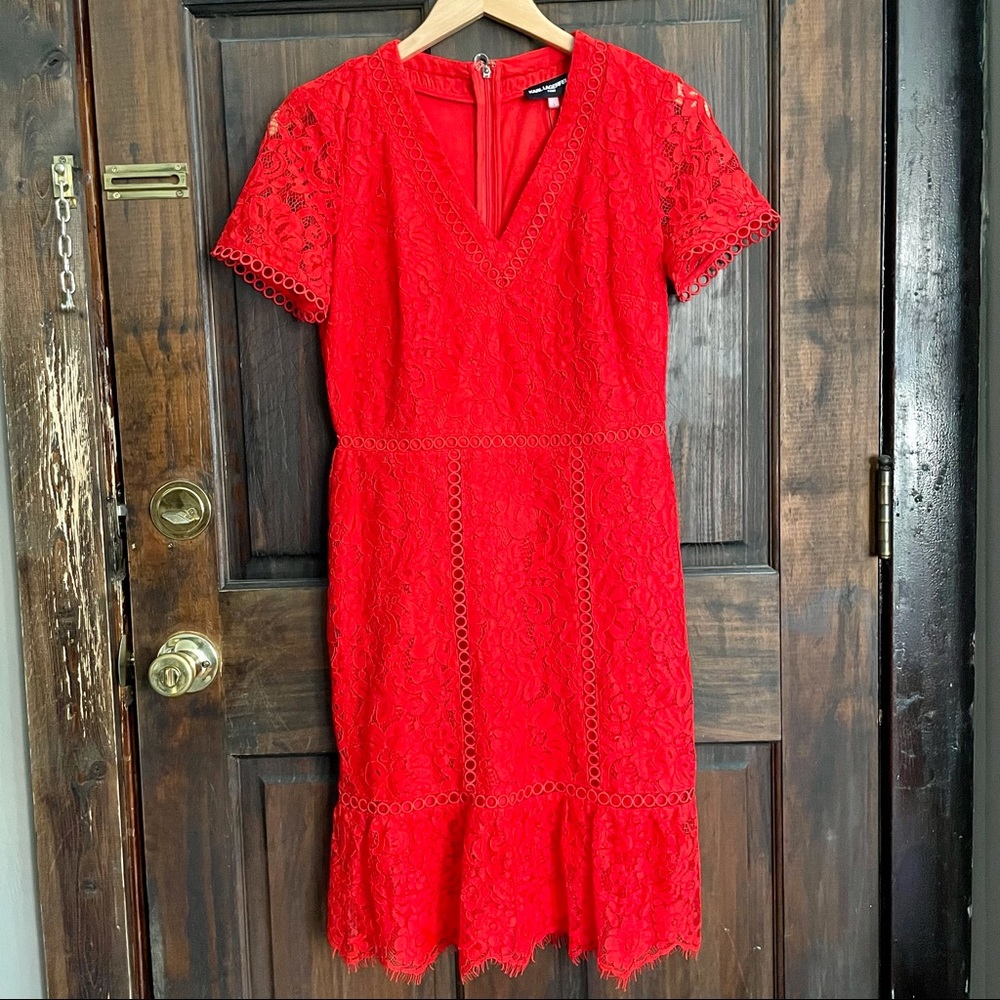 KARL LAGERFELD PARIS NWT Cocktail Lace Dress